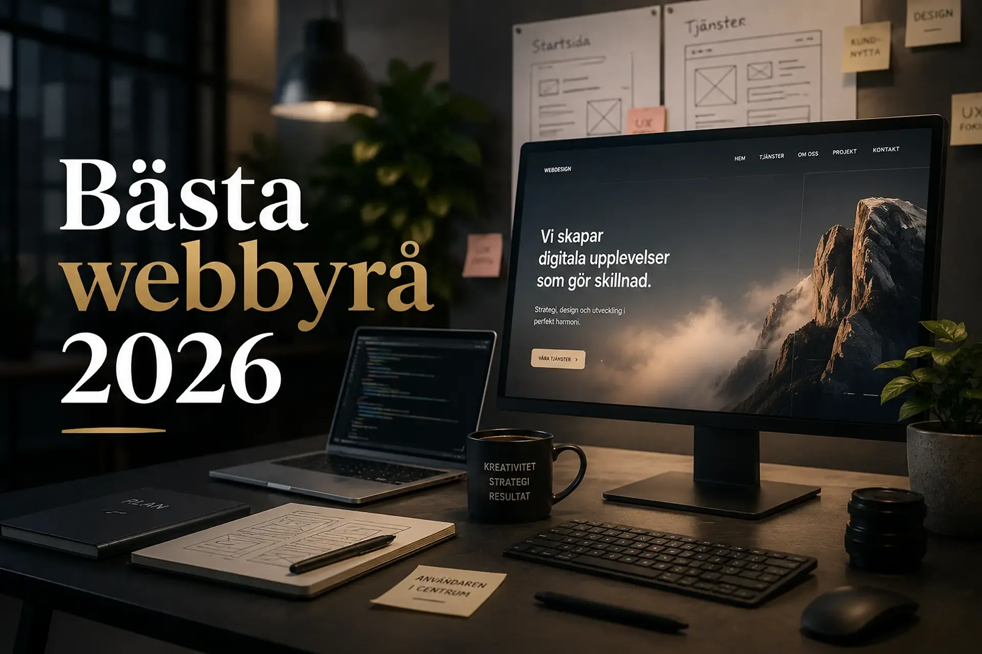 Illustration för artikeln om hur du väljer bästa webbyrå 2026